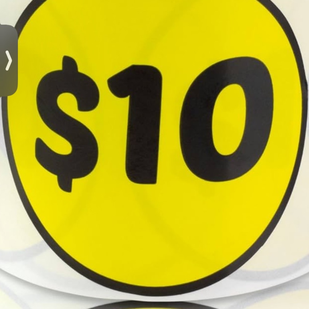 Vibrant Yellow and Black Party Sign